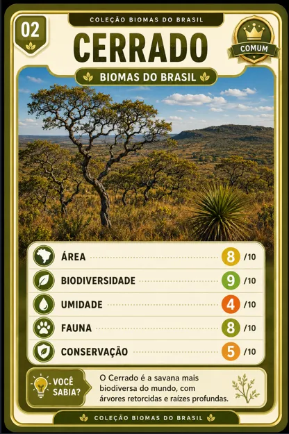 Biomas do Brasil — exemplo visual 2