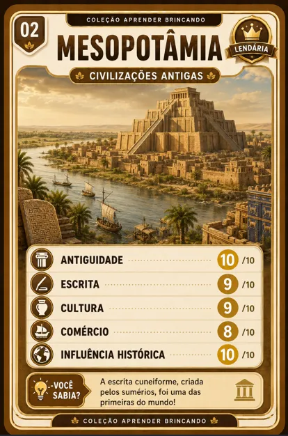 Civilizações Antigas — exemplo visual 3