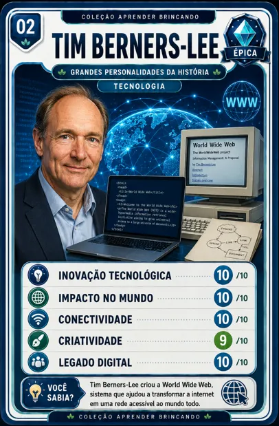 Grandes Personalidades da História — exemplo visual 3
