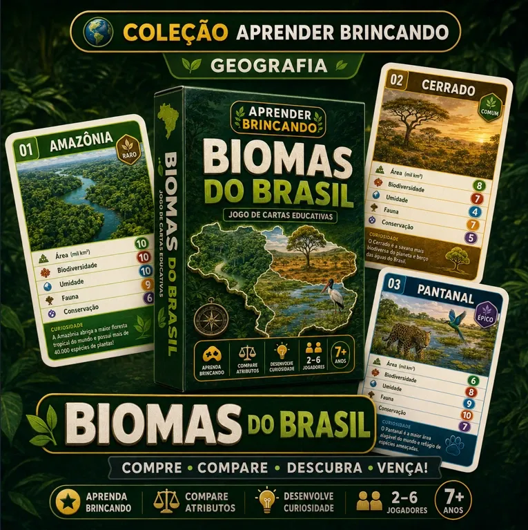 Jogo educativo Biomas do Brasil