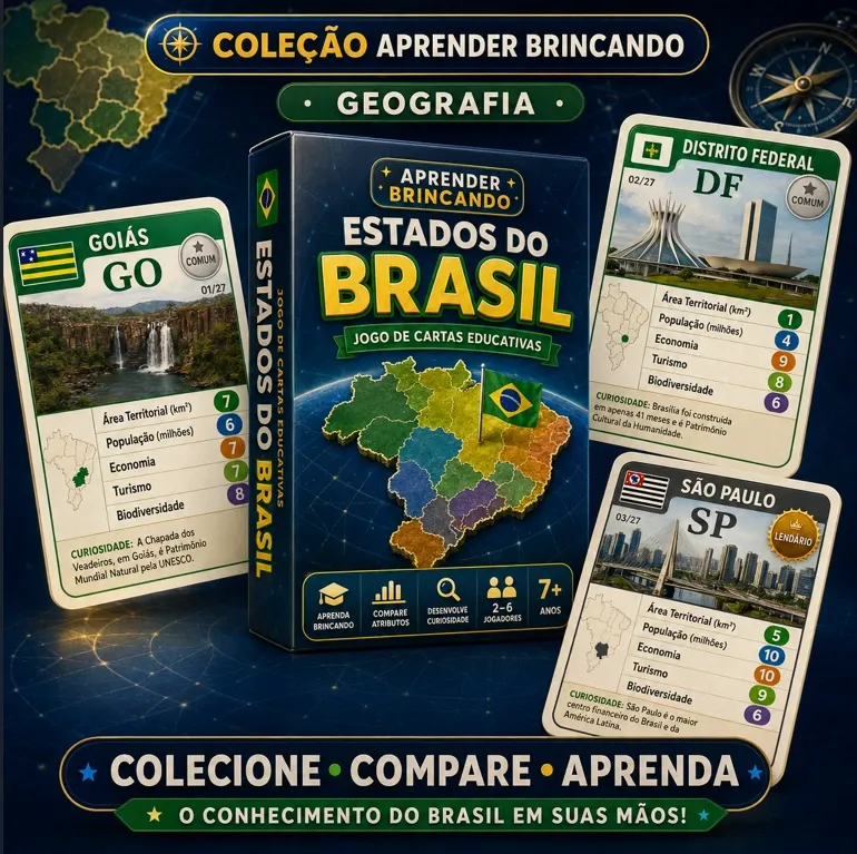 Jogo educativo Estados do Brasil